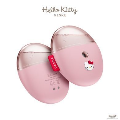 Электронный освежитель для увлажнения лица GESKE Facial Hydration Refresher 4в1 Hello Kitty pink HB0254 фото