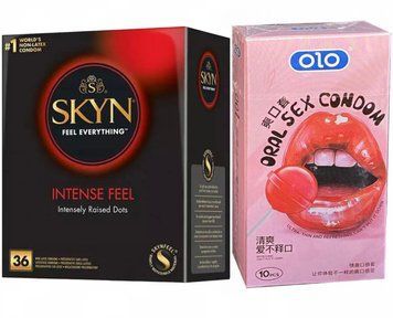 Набор: Skyn Intense feel 36 штук + OLO Oral Candy 10 штук SOS43 фото