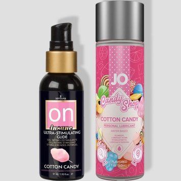 Sensuva Ultra-Stimulating On Insane Cotton Candy (57 мл) + System JO Candy Shop Cotton Candy (60 мл) LB120 фото