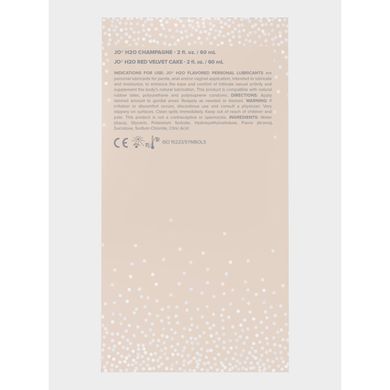 Набор вкусовых смазок JO Champagne & Red Velvet Cake (2&times;60 мл), Limited Edition SO7117 фото