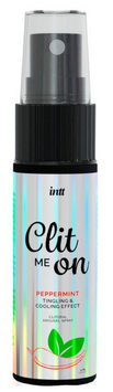 Возбудительный спрей для клитора с эффектом пульсации INTT Clit Me On Peppermint (12 мл) SO8392 фото
