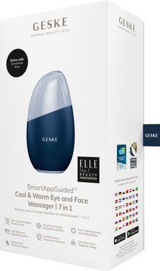 Масажер для обличчя GESKE Cool&Warm Eye and Face Massager 7в1 midnight HB0290 фото