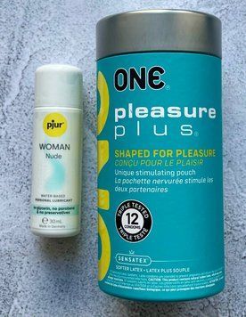 Комплект ONE Pleasure Plus 12 шт - Лубрикант pjur Woman Nude 30 мл SOS2641 фото