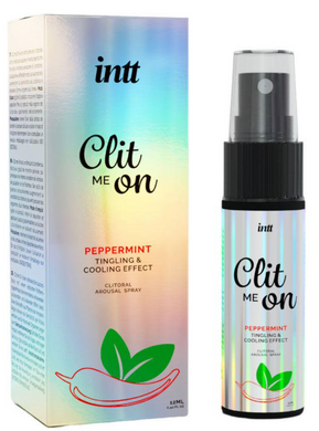 Возбудительный спрей для клитора с эффектом пульсации INTT Clit Me On Peppermint (12 мл) SO8392 фото