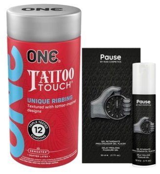 Набор из ONE Tattoo Touch Pack 12 шт + Пролонгатор PAUSE, 50 мл Nuei SOS9431 фото