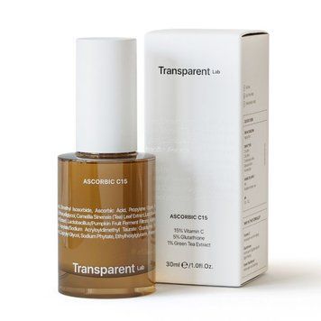 Антивікова освітлююча сироватка Transparent Lab Ascorbic C15, 30 мл 43663 фото