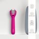 Электронный роллер для лица с микроиглами GESKE MicroNeedle Face Roller 9в1 magenta HB0186 фото 3