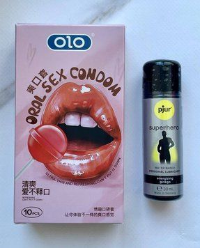 Набор OLO Oral Candy 10 шт + Стимулирующая смазка pjur Superhero glide 30 мл SOS1980 фото