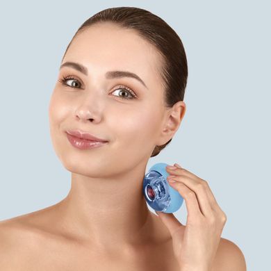 Масажер для обличчя та тіла GESKE Sonic Cool&Warm Face and Body Massager 9в1 aquamarine HB0274 фото