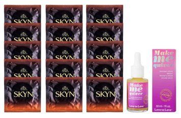 Комплект Skyn Warming 15 шт + Make Me Quiver 30 мл SOS14506 фото
