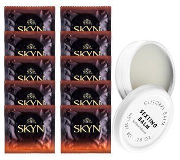 Комплект Skyn Warming 10 шт + Bijoux Indiscrets Sexting Balm SOS14205 фото