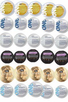 Сет ONE 30 шт : classic , pleasures dome , tatoo touch , vanish , super sensitive , color SOS227 фото