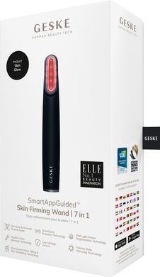 Устройство для укрепления и тонизации кожи лица с поворотной головкой GESKE Skin Firming Wand 7в1 black HB0438 фото