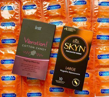 Набор 22 шт SKYN Large - Pasante Warming + Intt Vibration Cotton Candy (15 мл) SOS1582 фото