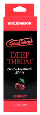 Спрей для глибокого мінету Doc Johnson GoodHead DeepThroat Spray - Wild Cherry 59 мл SO2800 фото