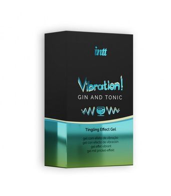 Рідкий вібратор Intt Vibration Gin Tonic (15 мл) SO4138 фото