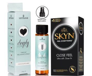 SKYN Close Feel &mdash; 10 шт и Спрей Sensuva Deeply Love You Chocolate-Mint SOS890 фото