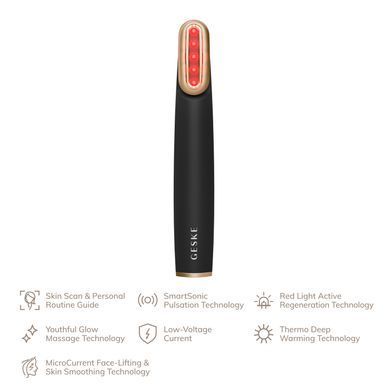 Устройство для укрепления и тонизации кожи лица с поворотной головкой GESKE Skin Firming Wand 7-1 gray HB0439 фото