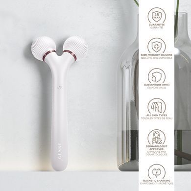 Электронный ультразвуковой ролик для лица GESKE Sonic Facial Roller 4в1 starlight HB0176 фото