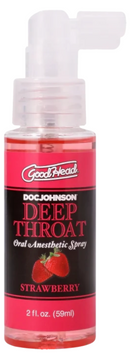 Спрей для глибокого мінету Doc Johnson GoodHead DeepThroat Spray - Sweet Strawberry 59 мл SO2801 фото