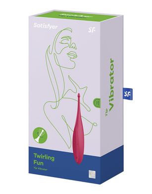 Вібратор для клітора Satisfyer Twirling Fun Poppy Red SO5419 фото