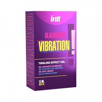 Жидкий вибратор Intt Vibration Blackberry, 15 мл ST36 фото