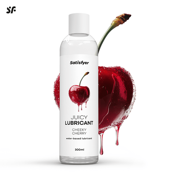 Satisfyer Cheeky Cherry (Грайлива вишня) &mdash; Ароматизований лубрикант на водній основі, 300 мл SX2728 фото