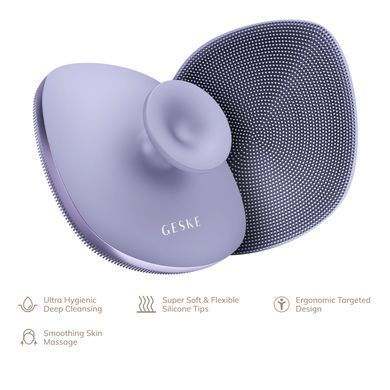 Щетка для тела GESKE Body Brush 4в1 purple HB0347 фото