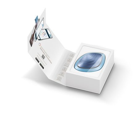 Ультразвуковая маска тепло и холод GESKE Sonic Warm & Cool Mask 9 в 1 aquamarine HB0105 фото