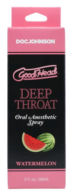Спрей для глибокого мінету Doc Johnson GoodHead DeepThroat Spray - Watermelon 59 мл SO3491 фото