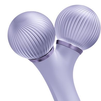 Электронный ультразвуковой ролик для лица GESKE Sonic Facial Roller 4в1 purple HB0178 фото
