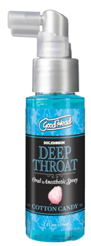 Спрей для глибокого мінету Doc Johnson GoodHead DeepThroat Spray - Cotton Candy 59 мл SX1321 фото