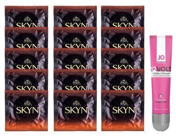 Комплект Skyn Warming 15 шт + JO 12VOLT Gel 10 мл SOS14512 фото
