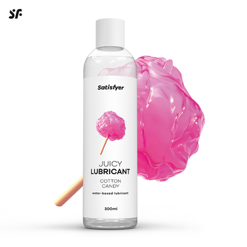 Satisfyer Cotton Candy (Цукрова вата) &mdash; Ароматизований лубрикант на водній основі, 300 мл SX2719 фото