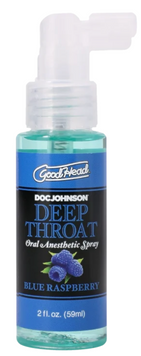 Спрей для глибокого мінету Doc Johnson GoodHead DeepThroat Spray - Blue Raspberry 59 мл SO9854 фото