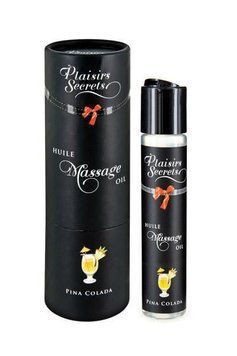 Масажна олія Plaisirs Secrets Pina Colada з афродизіаками, їстівна (59 мл) SO1841 фото
