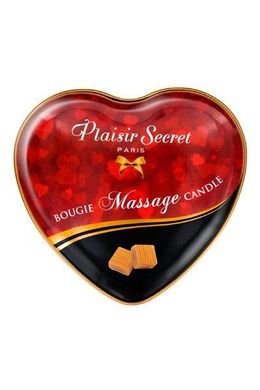 Массажная свеча сердечко Plaisirs Secrets Caramel (35 мл) SO1871 фото