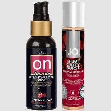 Sensuva Ultra-Stimulating On Insane Cherry Pop (57 мл) + JO Cherry Burst (30 мл) LB198 фото