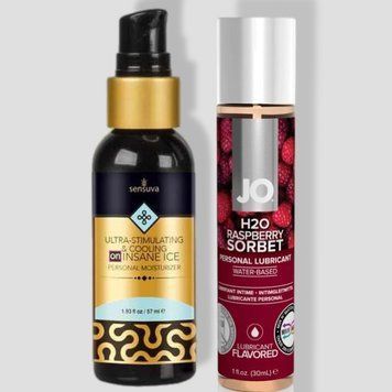 Sensuva Ultra-Stimulating ON Insane Ice (57 мл) + JO Raspberry Sorbet (30 мл) LB283 фото