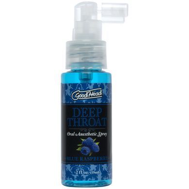 Спрей для глибокого мінету Doc Johnson GoodHead DeepThroat Spray - Blue Raspberry 59 мл SO9854 фото