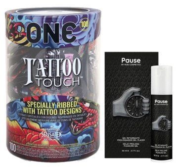 Набор из ONE Tattoo Touch, 100 шт + Пролонгатор PAUSE, 50 мл Nuei (Испания) SOS9164 фото