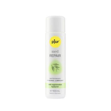 Лубрикант на водній основі pjur MED Repair glide 100 мл із регенерувальним гіалуроном для сухої шкіри PJ10830 фото