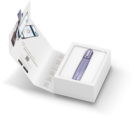 Устройство для укрепления и тонизации кожи лица с поворотной головкой GESKE Skin Firming Wand 7в1 purple HB0444 фото