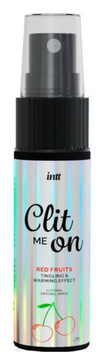 Возбуждающий спрей для клитора Intt Clit Me On Red Fruits Warming Effect 12 мл, согревающий эффект SO8393 фото