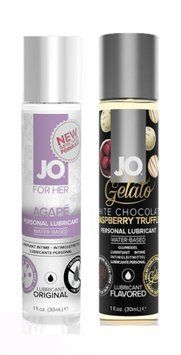 Набор лубрикантов System JO AGAPE (30 мл) + System JO White Chocolate Raspberry (30 мл LB41 фото