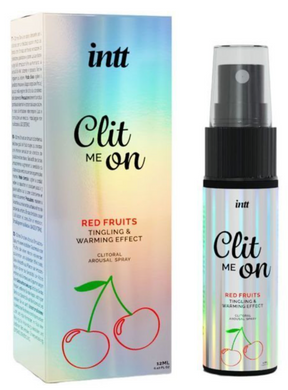 Возбуждающий спрей для клитора Intt Clit Me On Red Fruits Warming Effect 12 мл, согревающий эффект SO8393 фото