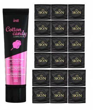 Набор : SKYN ORIGINAL 18 шт и Лубрикант Intt Cotton Candy 100 мл SOS240 фото