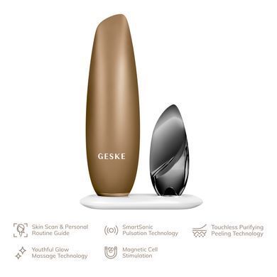 Безконтактна магнітна пілінг-маска GESKE Touchless Magnetic Peeling Mask 5в1 gray HB0556 фото