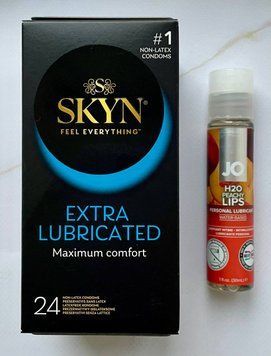 Набор Extra Lube 24 шт. - Лубрикант System JO H2O &mdash; Peachy Lips (30 мл) SOS2829 фото