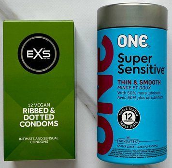 Комплект ONE Super Sensitive 12 шт - EXS Ribbed & Dotted 12 шт SOS3158 фото